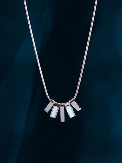 SALTY Stainless Steel Graceful Arch Necklace