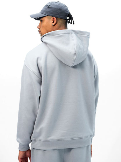 Men Grey Wear A Hug Oversized Hoodie