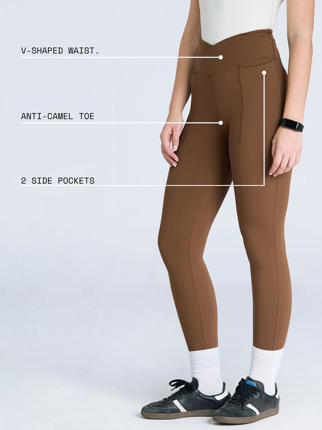 Brown Hourglass Snug Leggings