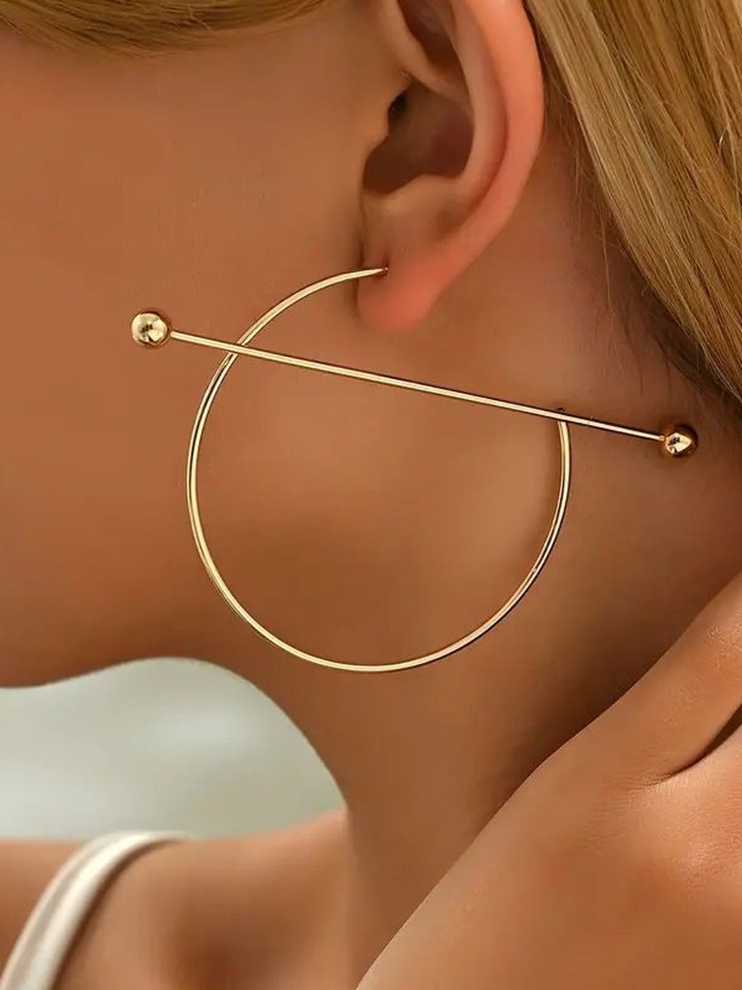 Circular Hoop Earrings