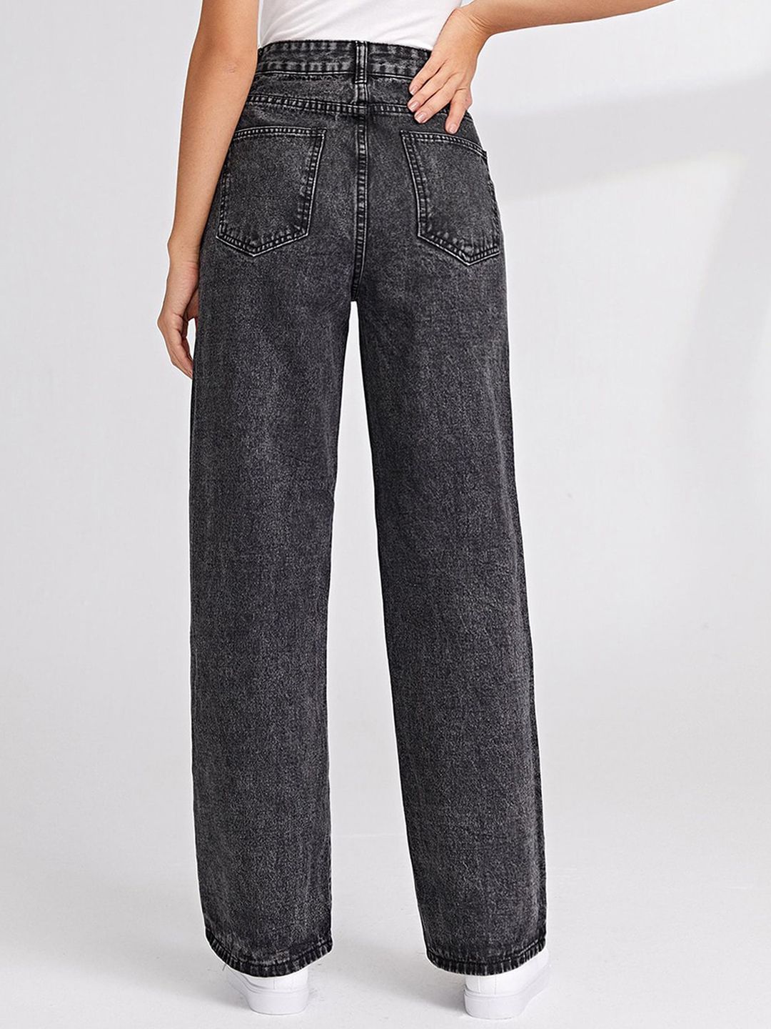 Women Pack Of 2 Straight Fit High-Rise Stretchable Jeans