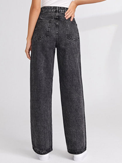 Women Pack Of 2 Straight Fit High-Rise Stretchable Jeans