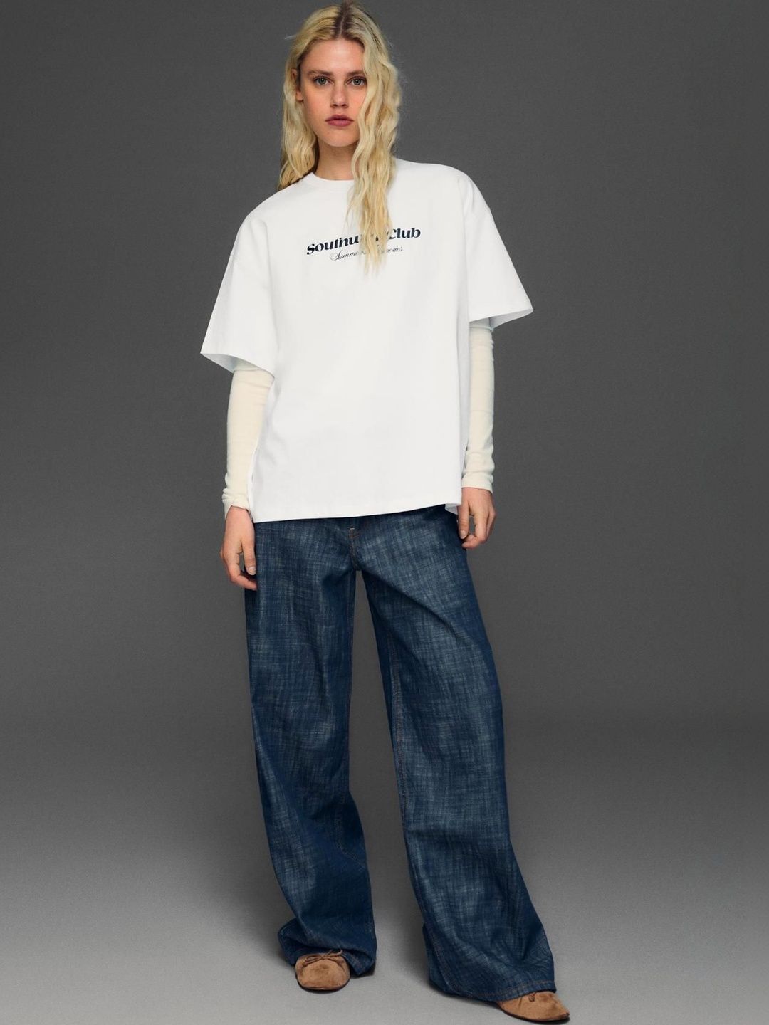 short sleeve print T-shirt