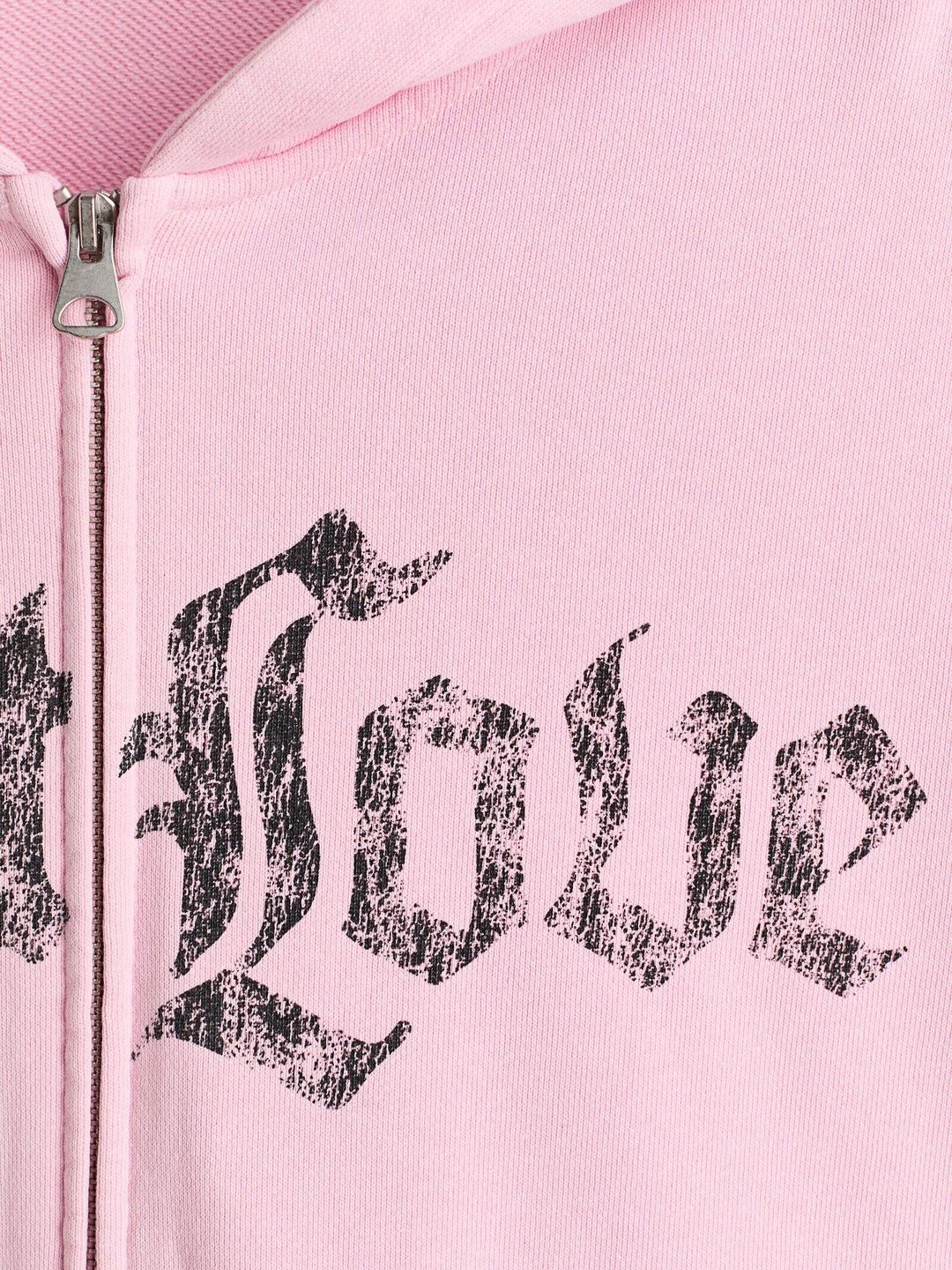Oversized Fit Zip-Through Hoodie
