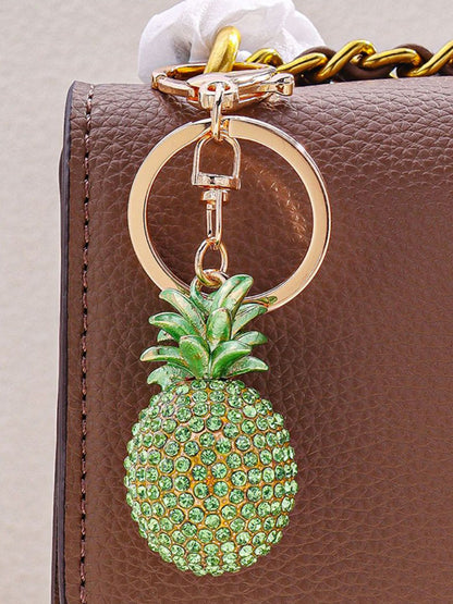 SALTY Pineapple Crystal Bag Charm