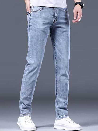 Men Mid-Rise Skinny Fit Light Fade Jeans