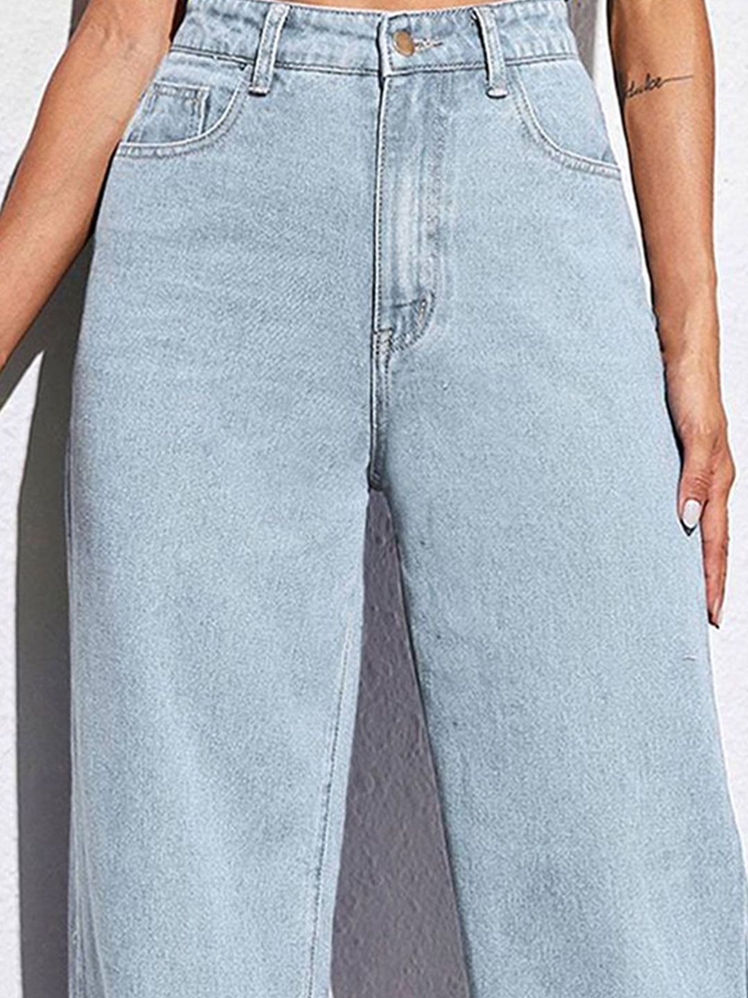 Women Jean Straight Fit High-Rise Stretchable Jeans