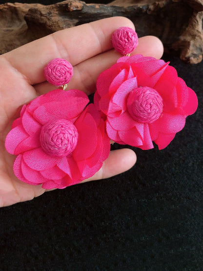 Floral Drop Earrings