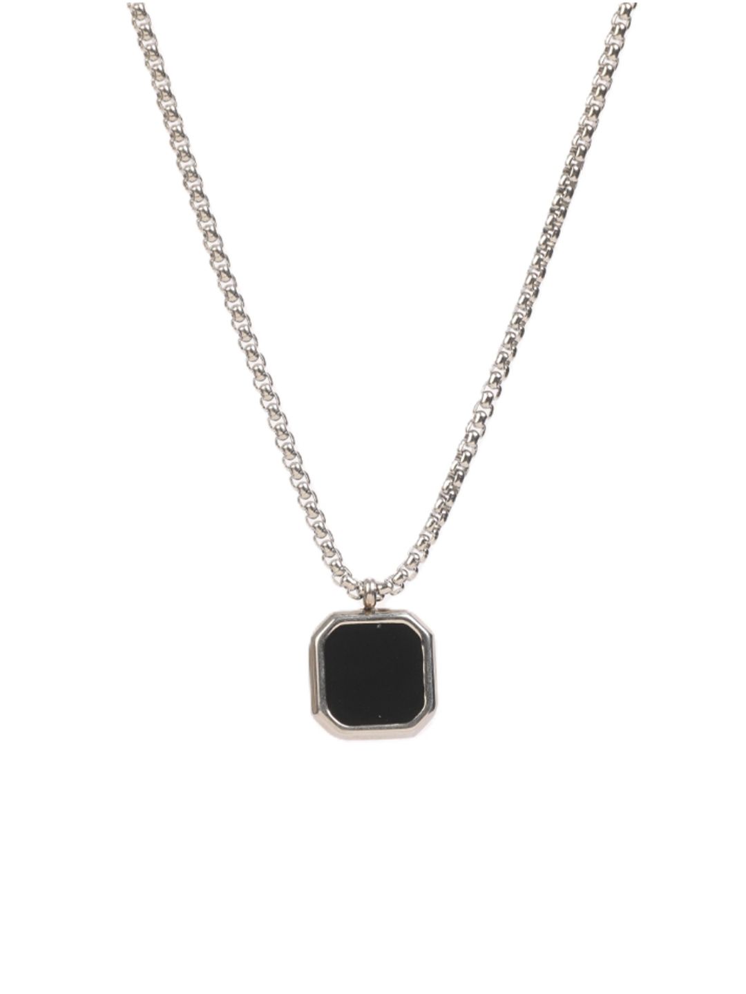 SALTY Midnight Charisma Stainless Steel Neck Chain Pendant for Men & Boys