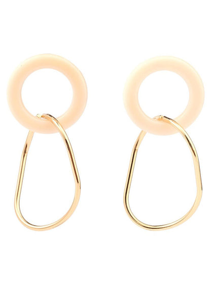 SALTY Timeless Luxury Circular Drop Earrings