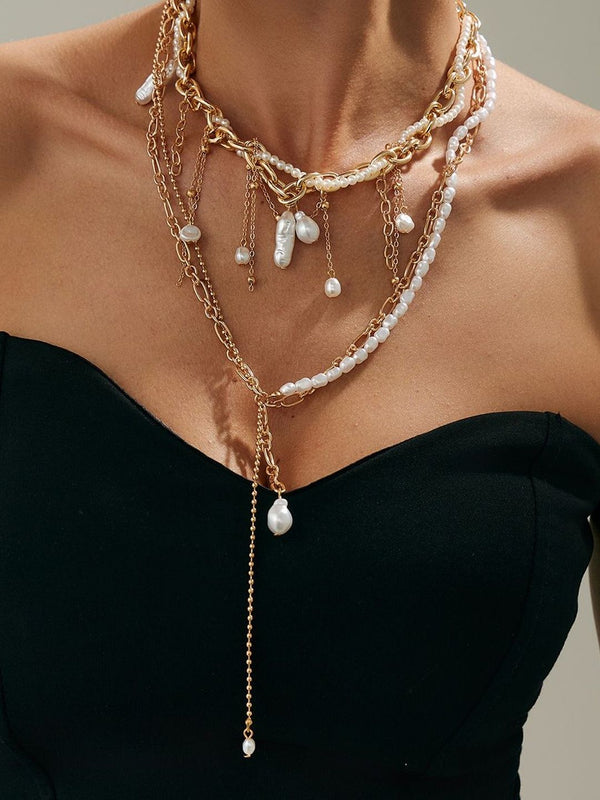 Gold-Plated Handcrafted Necklace