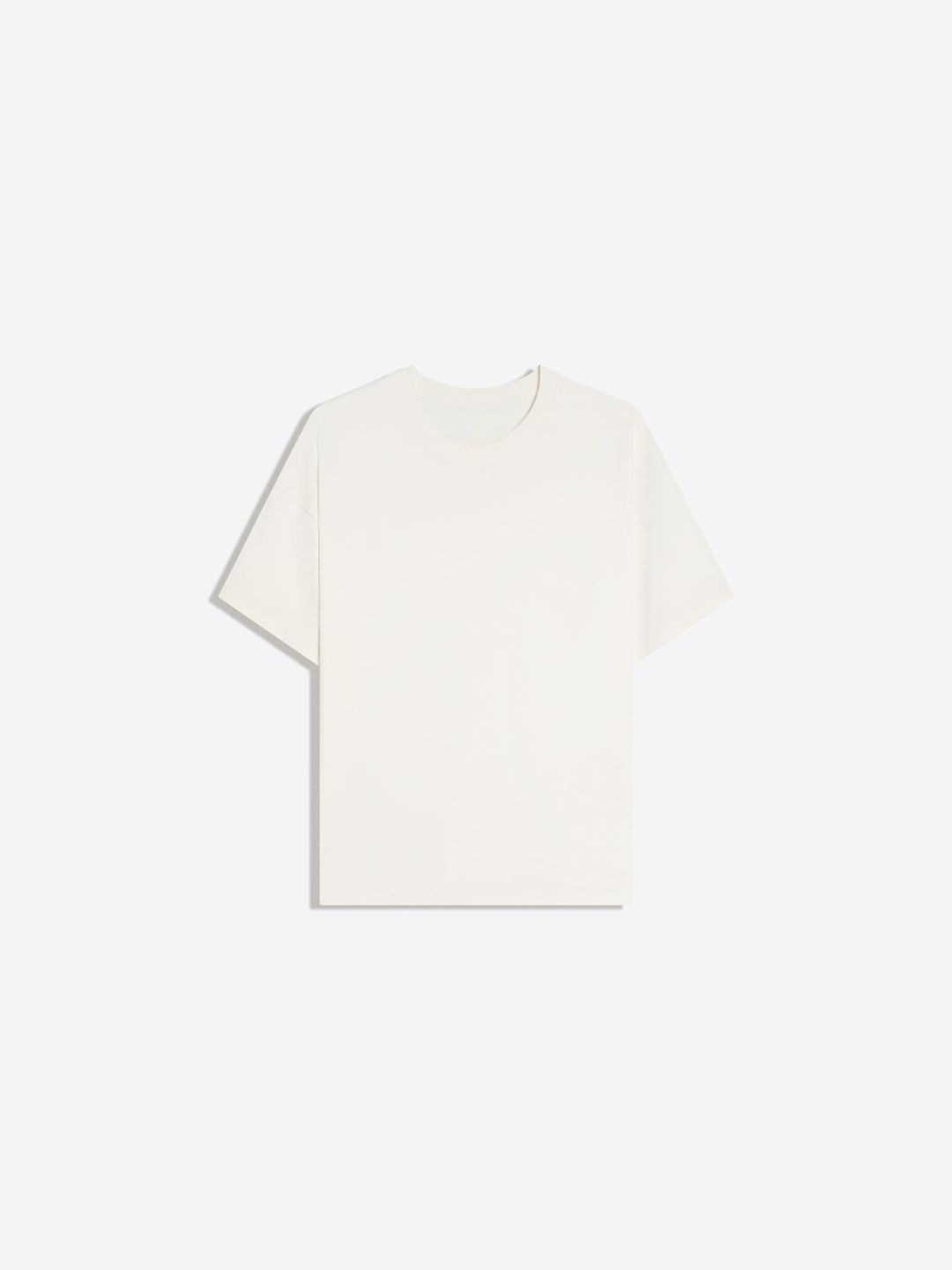 Short Sleeves Round Neck Oversized Fit Cotton T-shirt