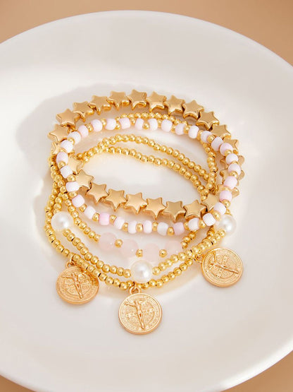 Women Gold-Plated Multistrand Bracelet