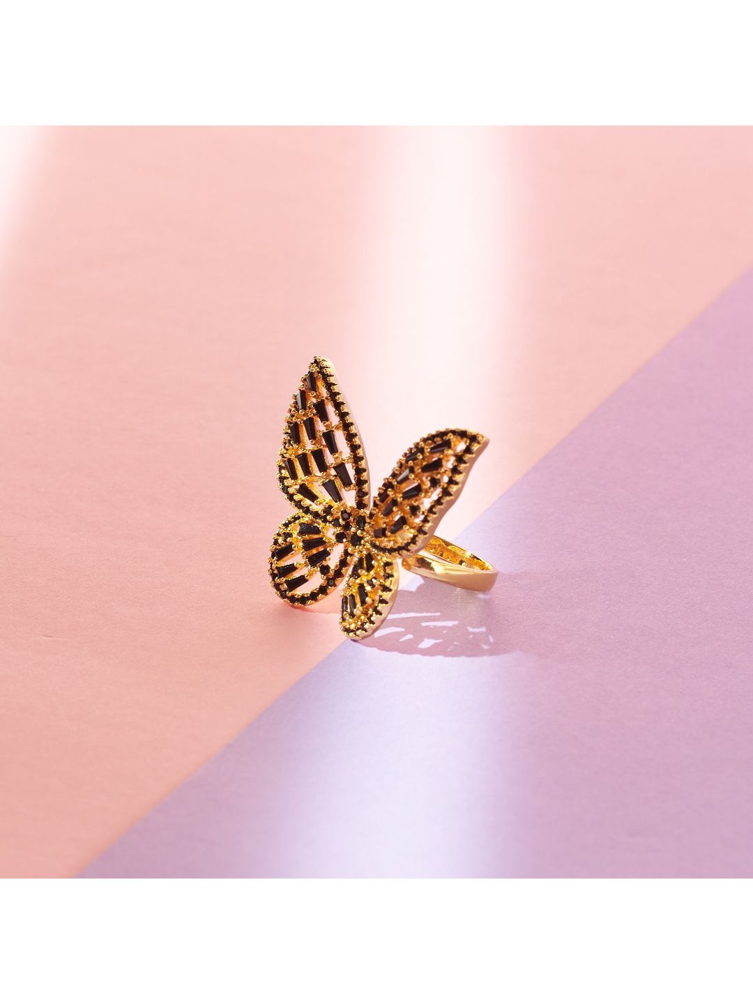 SALTY Serene Butterfly Bliss Stylish Adjustable Finger Ring
