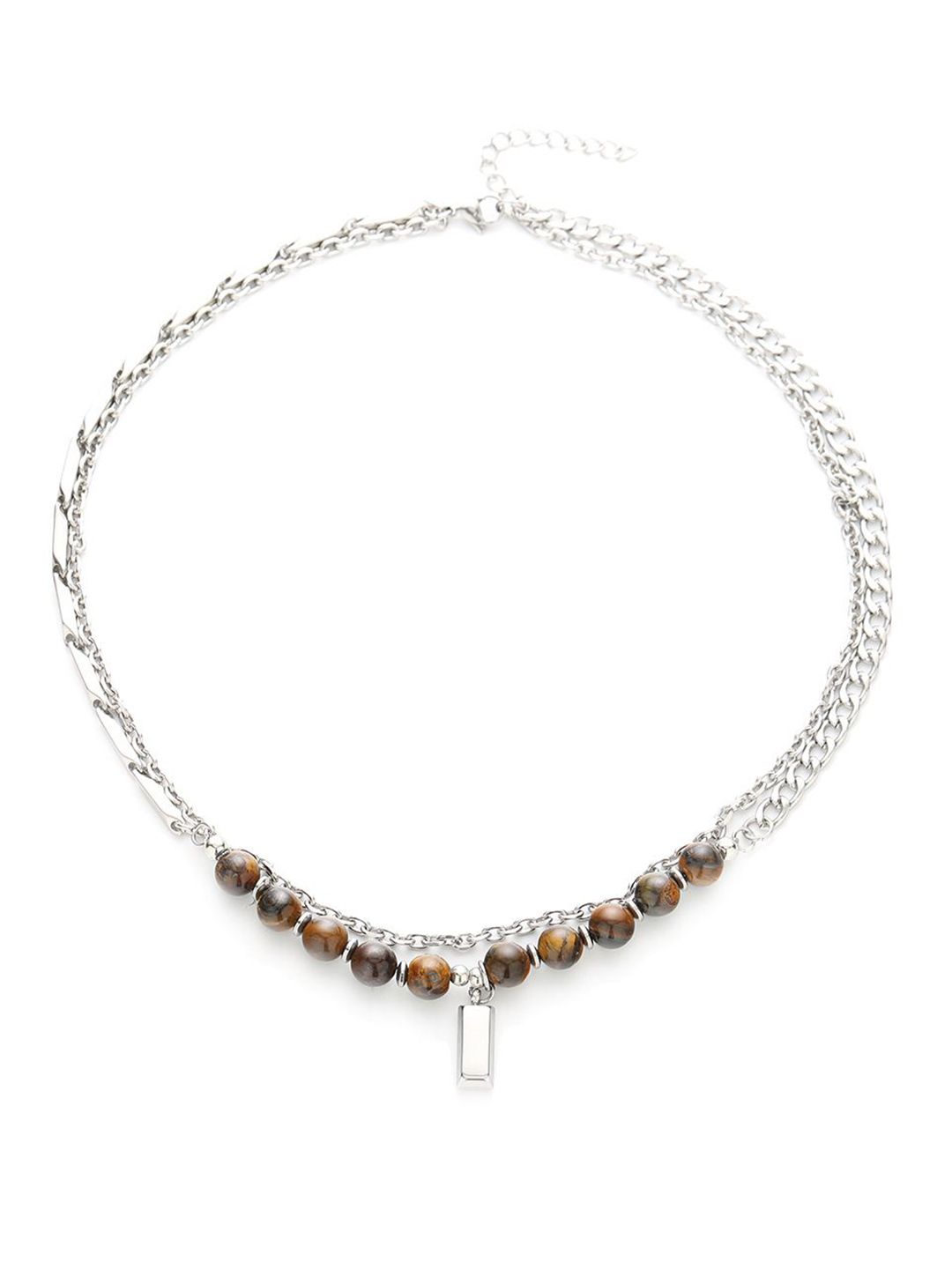 Stainless Steel Silver-Plated Chain