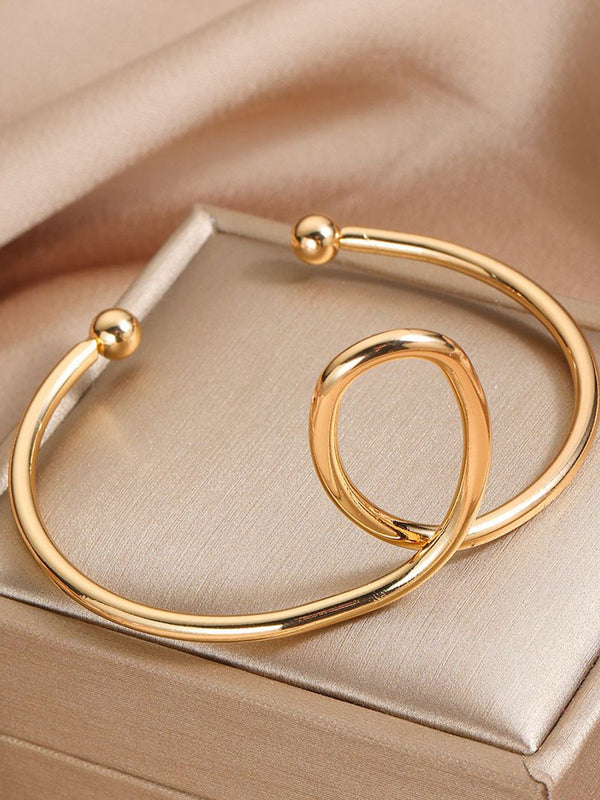 Gold-Plated Cuff Bracelet