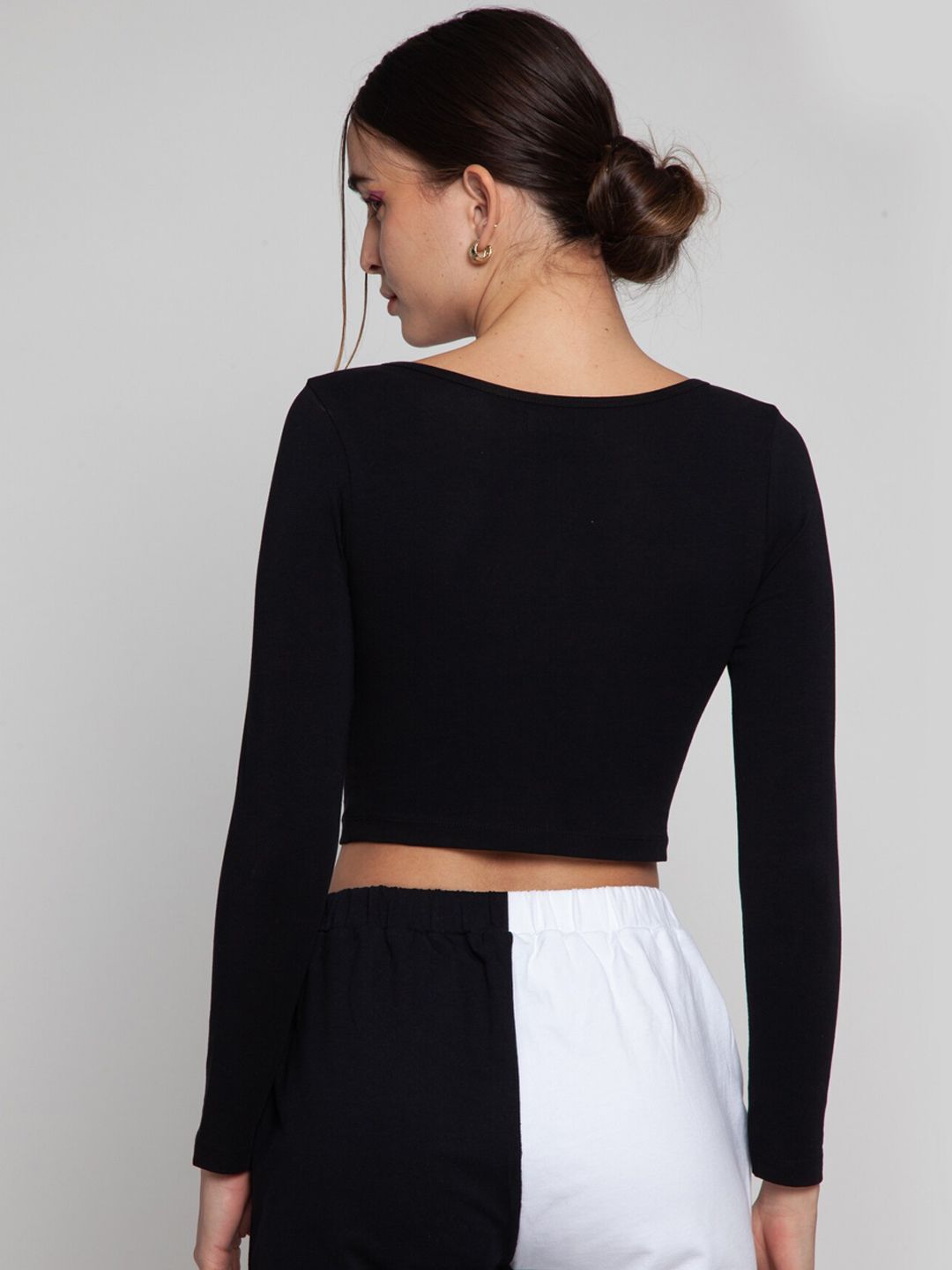 Black And White Split Jogger