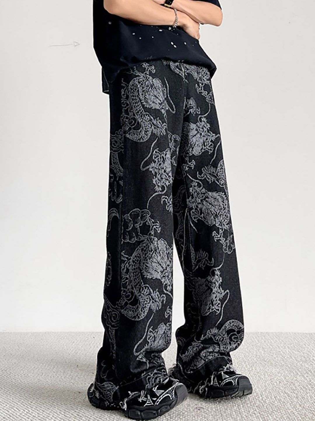 Men Wide Leg Jeans