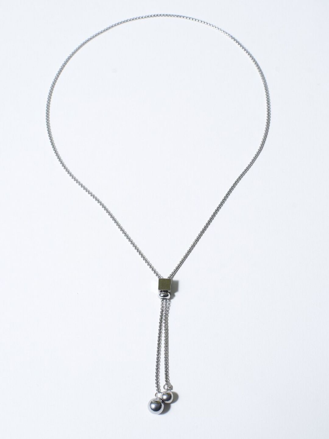 SALTY Stainless Steel Satin Tassel Chain