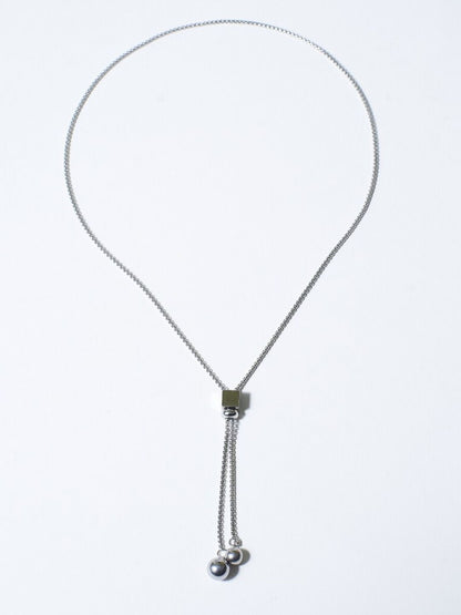SALTY Stainless Steel Satin Tassel Chain