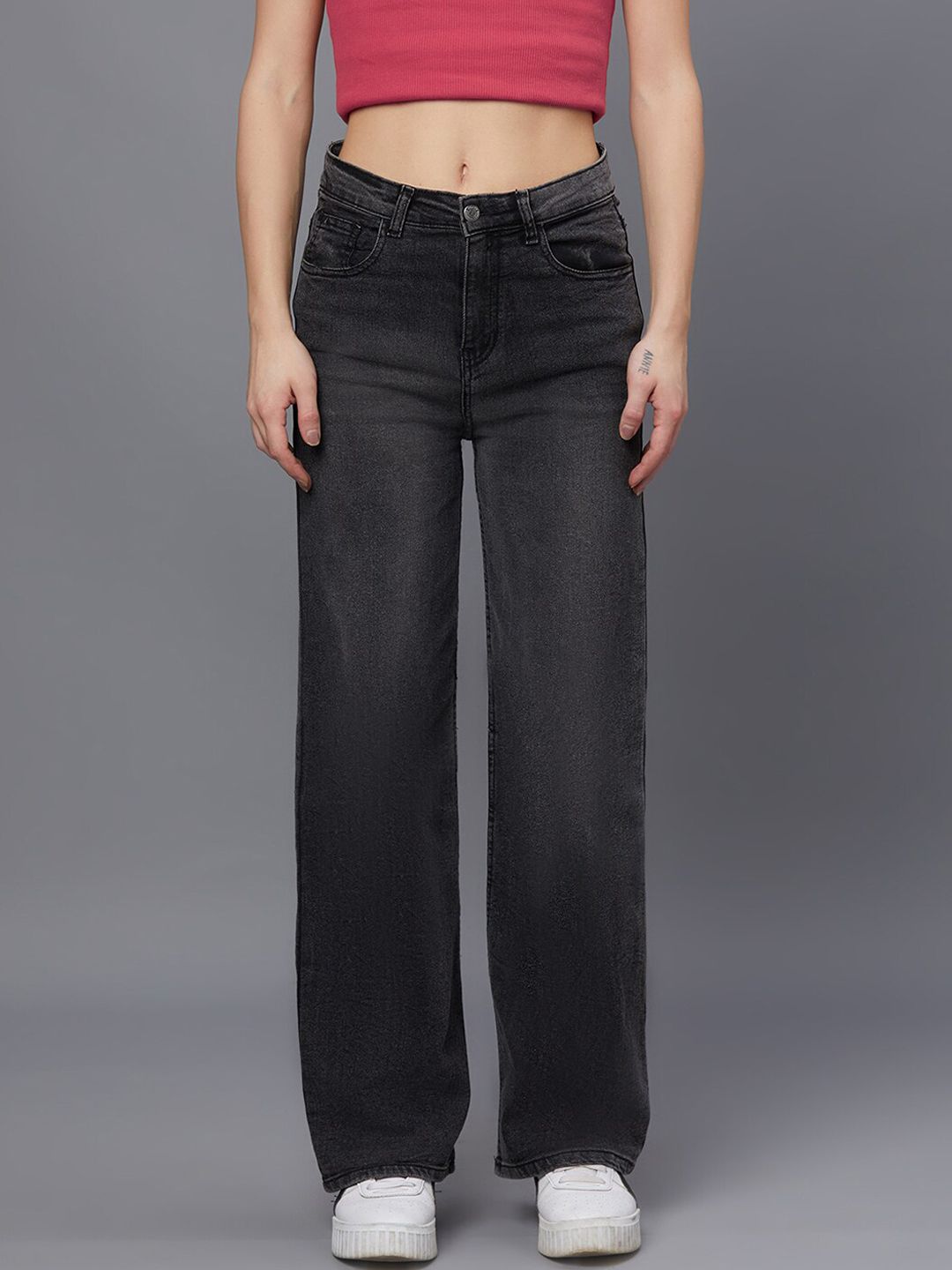 Women Black Jean Light Fade Stretchable Jeans