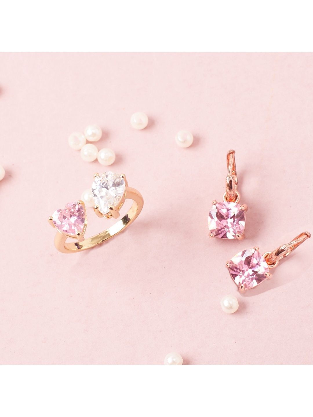 SALTY Stone Studded Jewellery Set