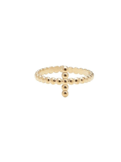 SALTY Women Matrix Cross Finger Ring
