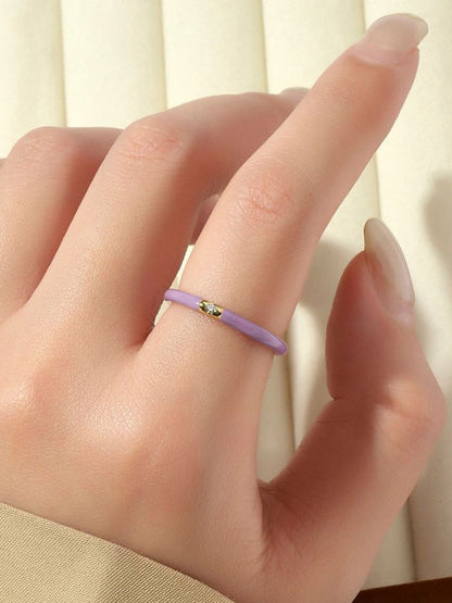 SALTY Stones Studded Adjustable Finger Ring