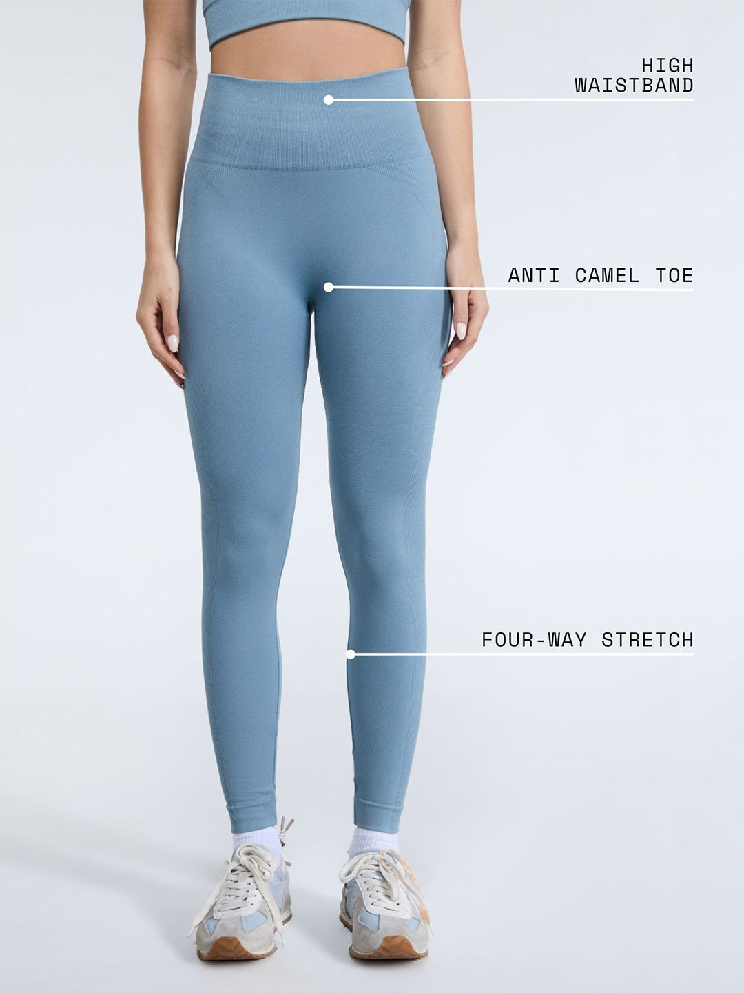 Blue Sky-Rise Leggings