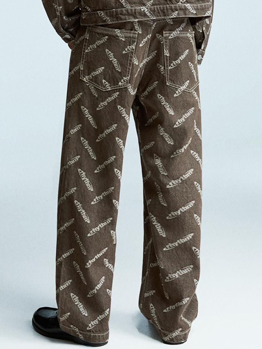 Baggy Jacquard Jeans