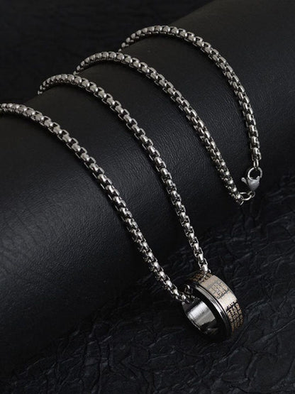 SALTY Pack of 2 Men Cosmo Ring Silver Chain