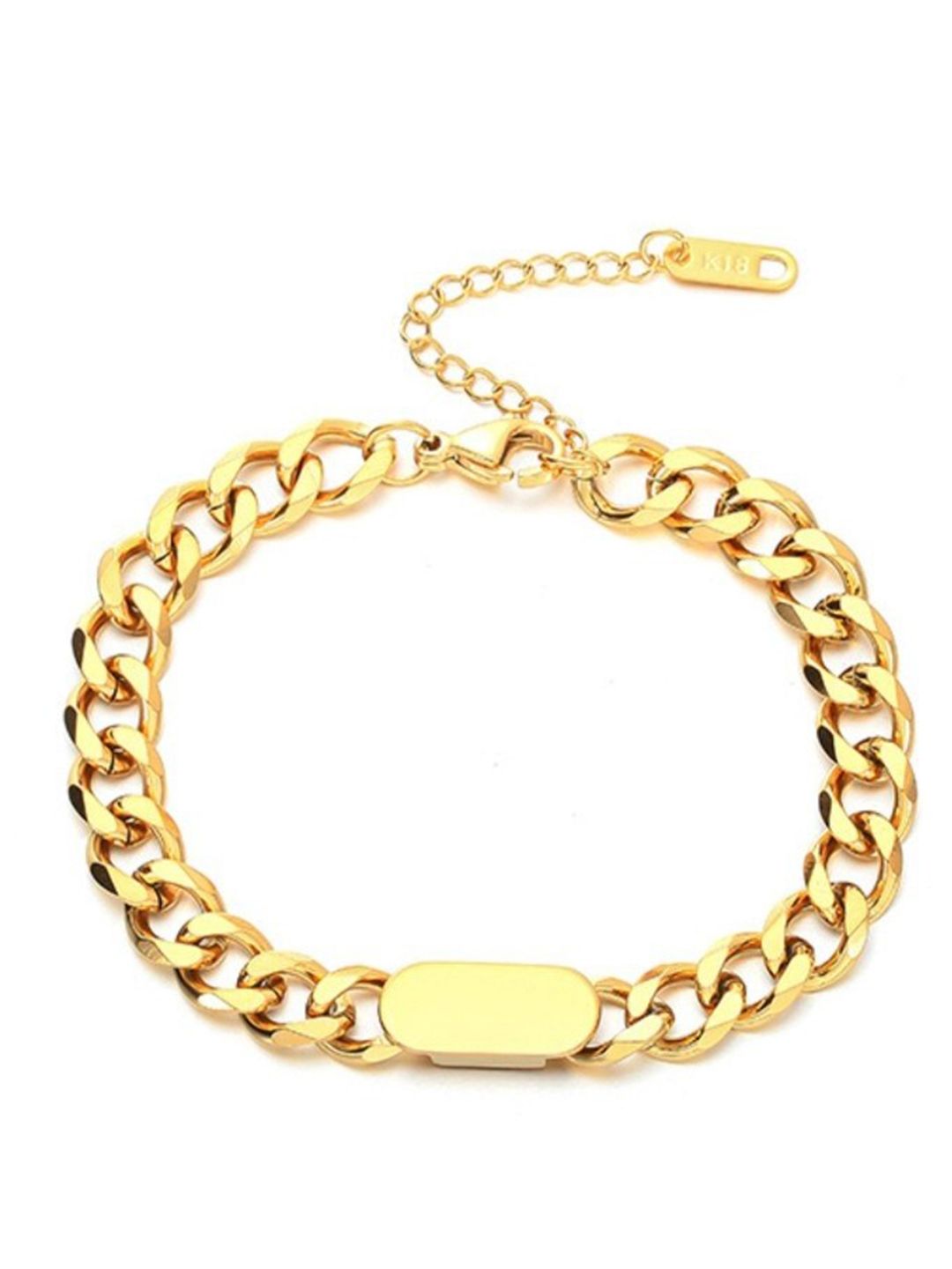 SALTY Men Stainless Steel Link Bracelet