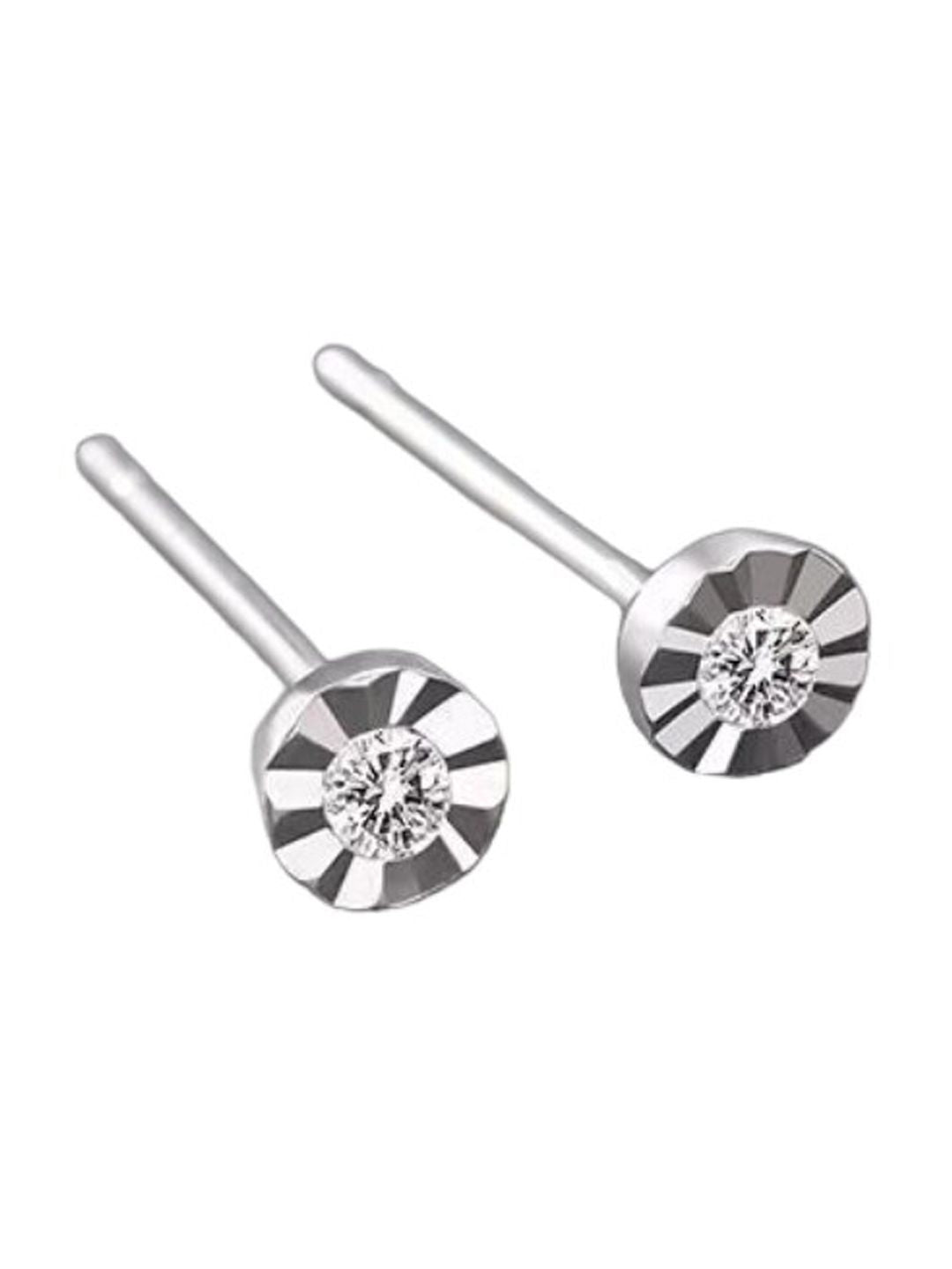 SALTY Stone Studded Circular Studs Earrings