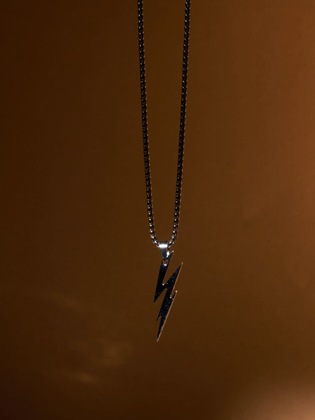 SALTY Voltage Men Stainless Steel Contemporary Pendant with Chain