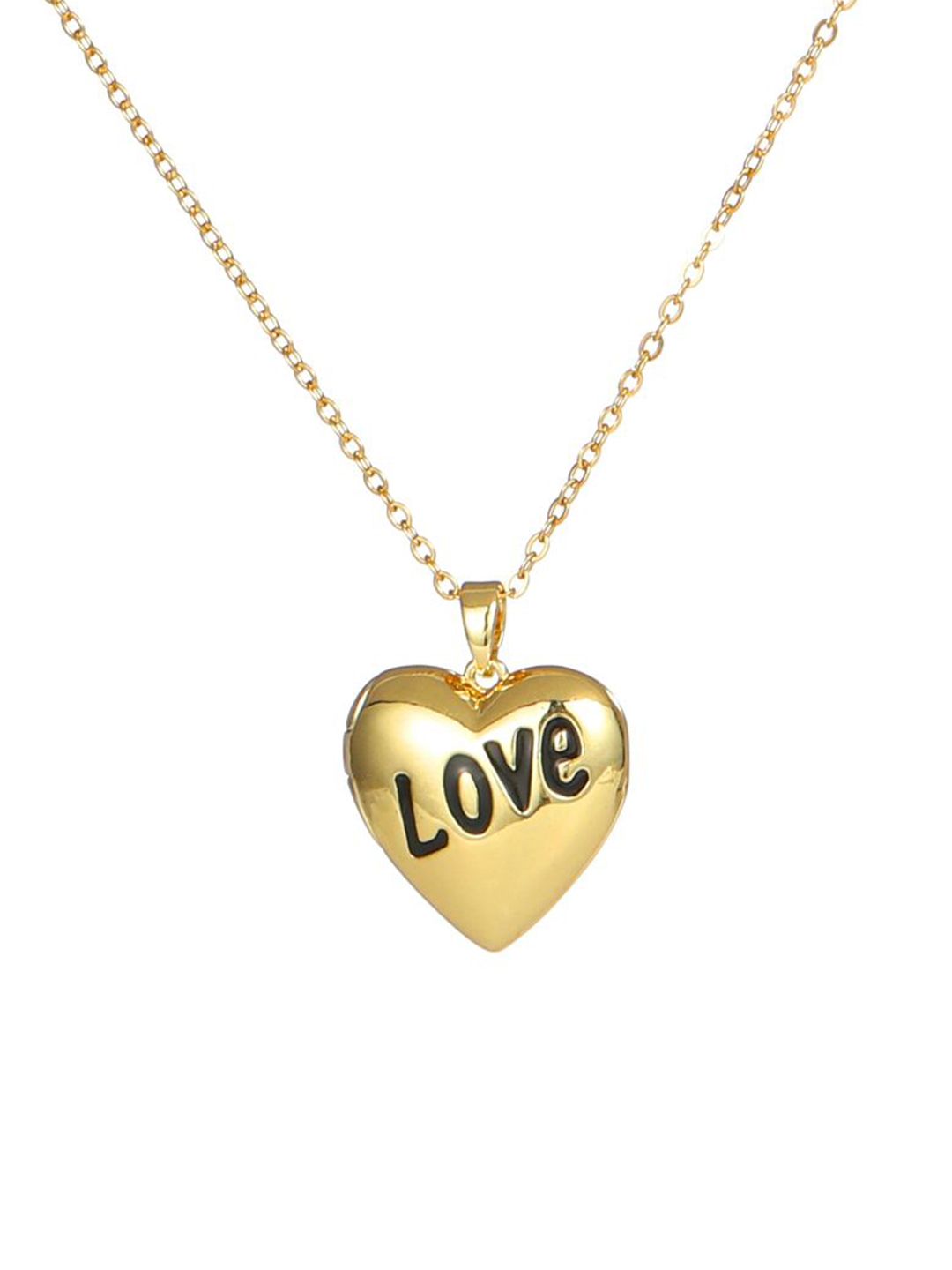 SALTY Heart Shaped Pendant With Chain