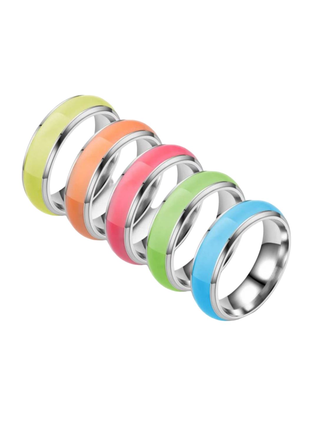 SALTY 925 Stainless Steel Aegean Icon Band Ring