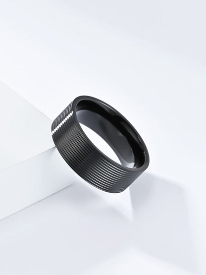 SALTY Men Stainless Steel Class Finger Rings