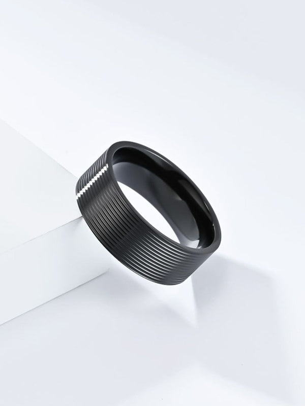 SALTY Men Stainless Steel Class Finger Rings