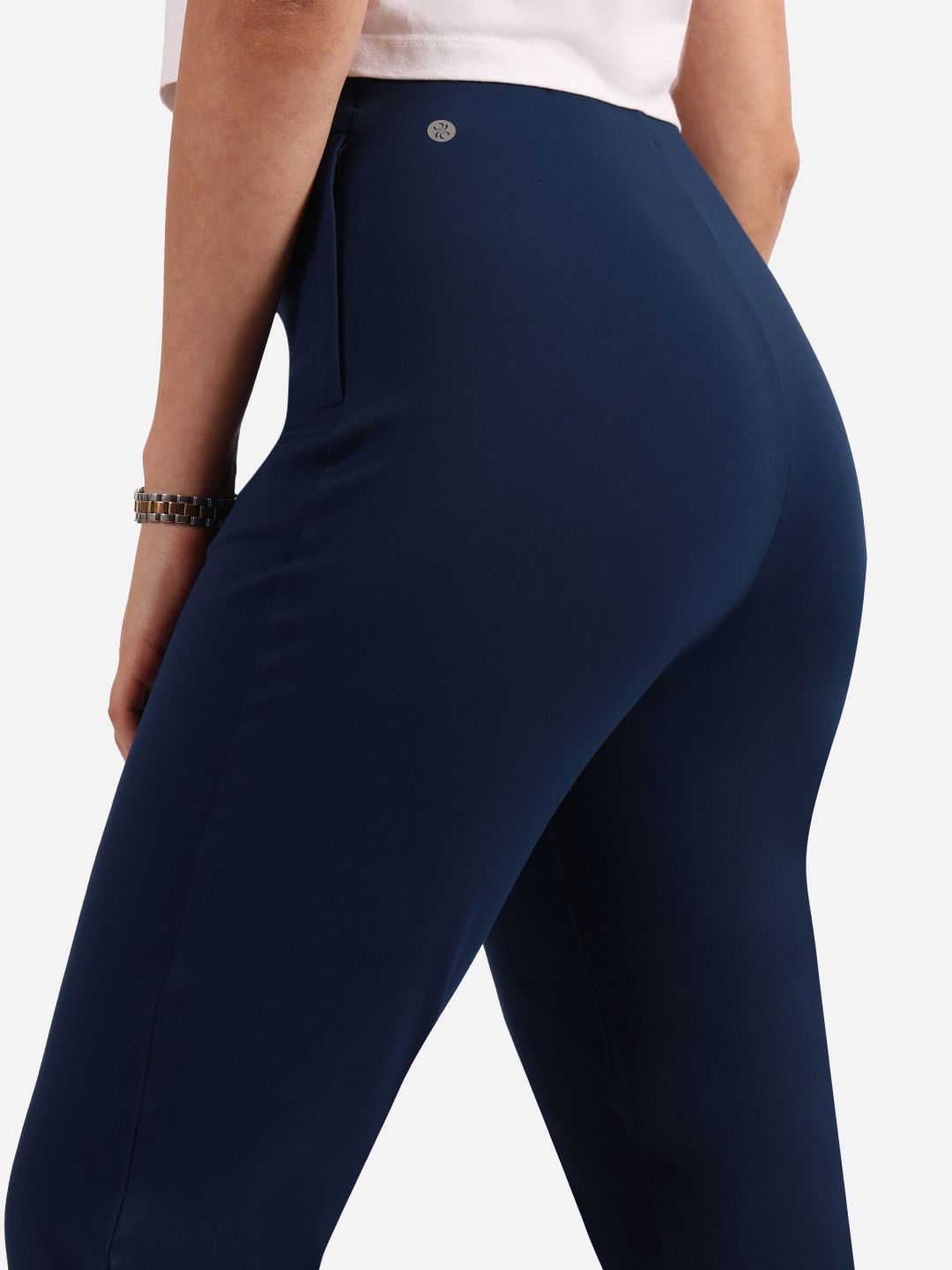 Women Ultimate Straight Fit High-Rise Pleated Trouser Tall Variant