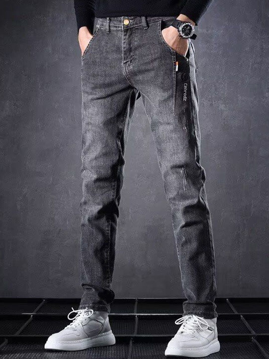 Men Skinny Fit Light Fade Jeans