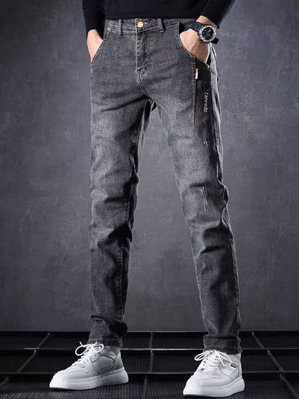 Men Skinny Fit Light Fade Jeans