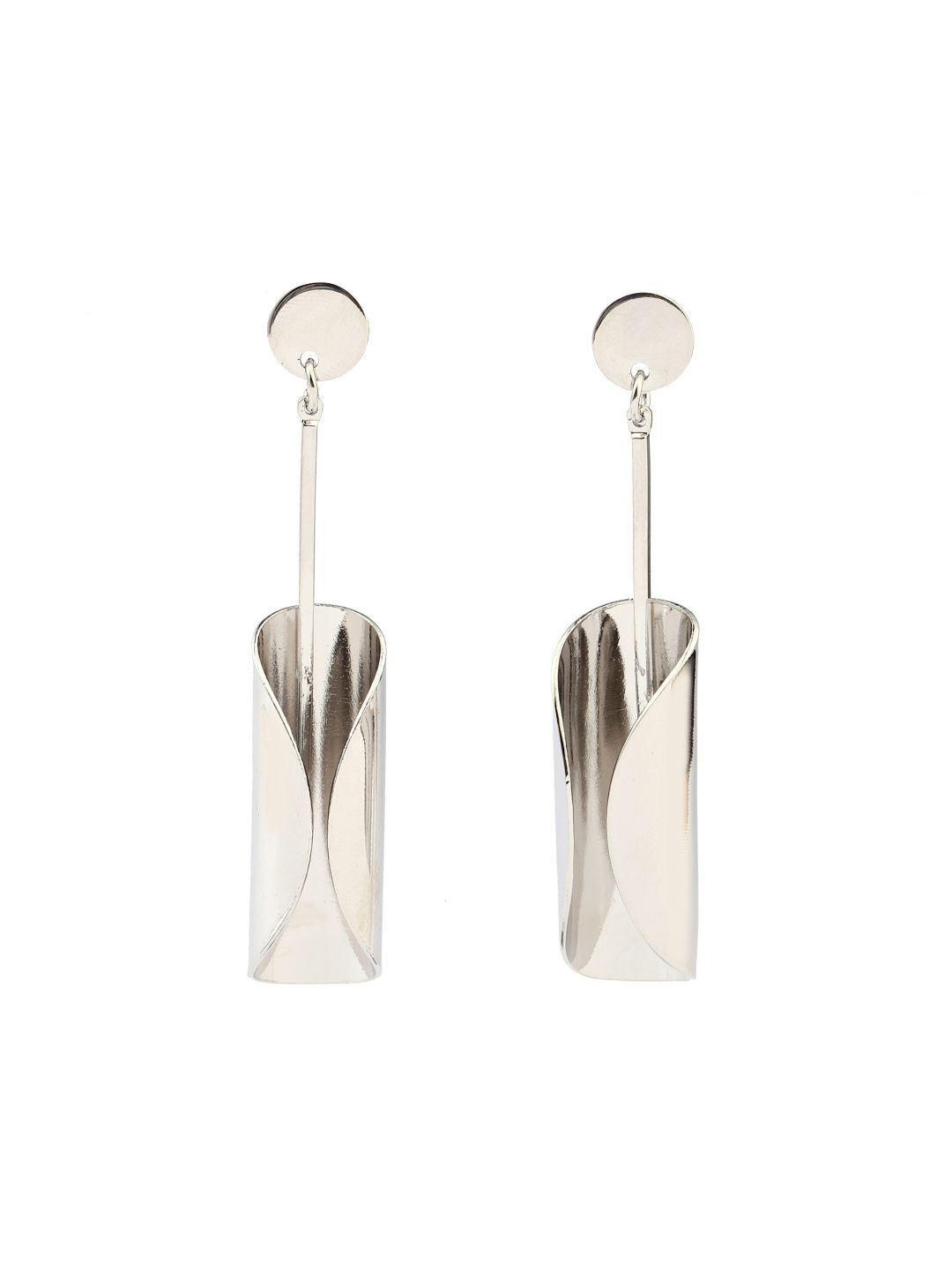 SALTY Silver Contemporary Ages Luxury Drop Earrings