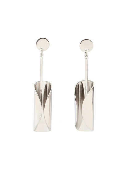 SALTY Silver Contemporary Ages Luxury Drop Earrings