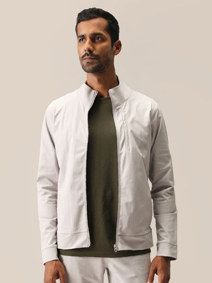 Men Lightweight Open Front Jacket