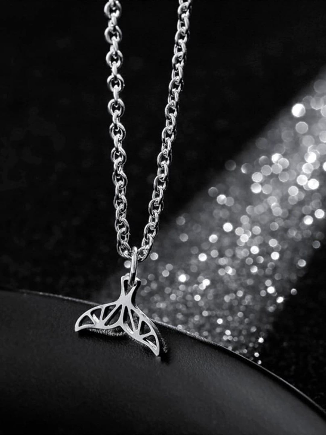 SALTY Stainless Steel Contemporary Pendant With Chain