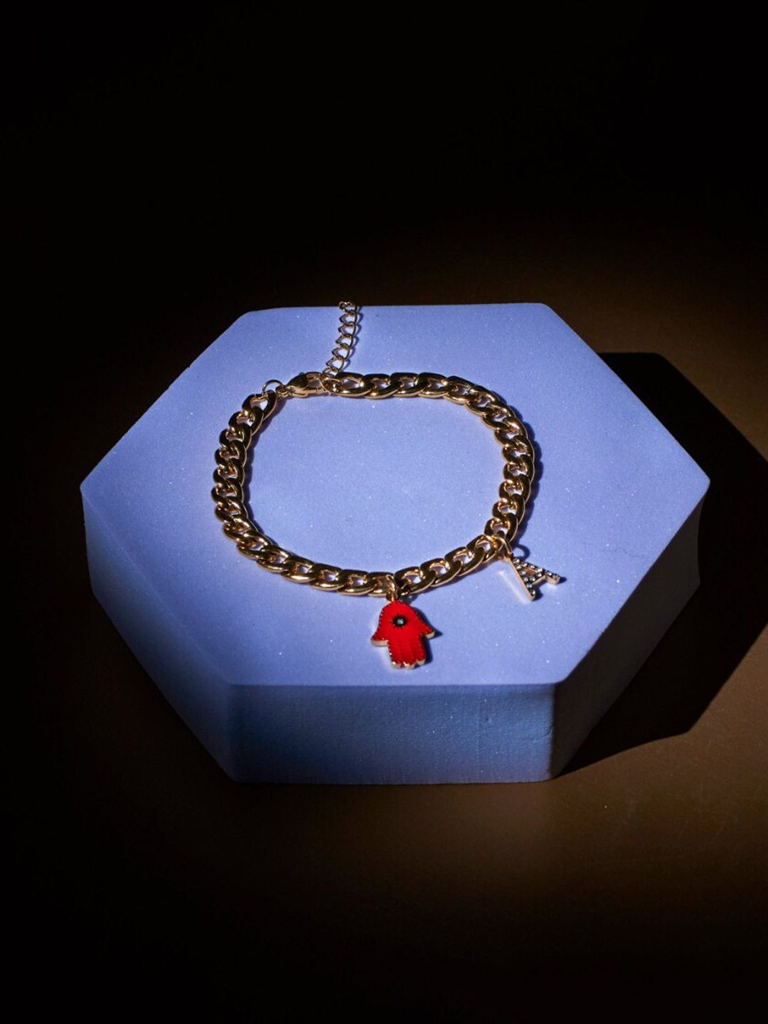SALTY Women Gold-Plated Charm Bracelet