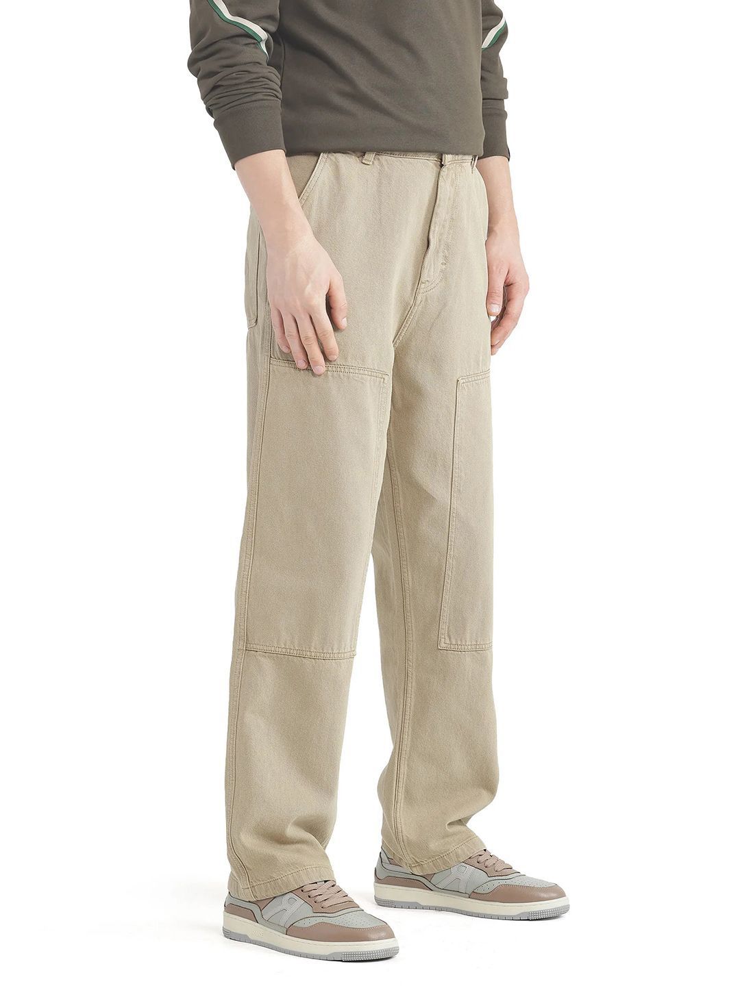 Men KLOP PRIMARY BEIGE Jeans