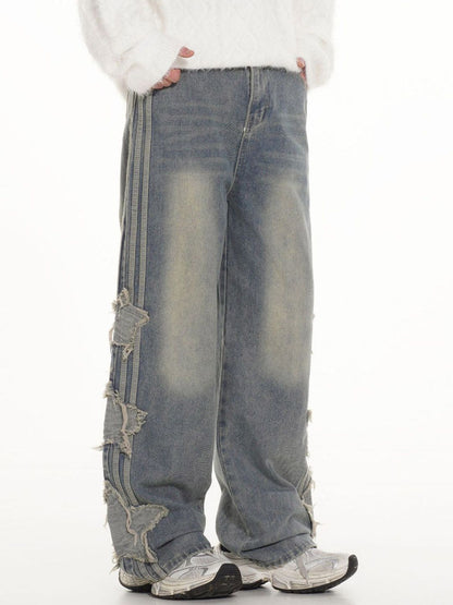 Men Heavy Fade Relaxed Fit Jeans
