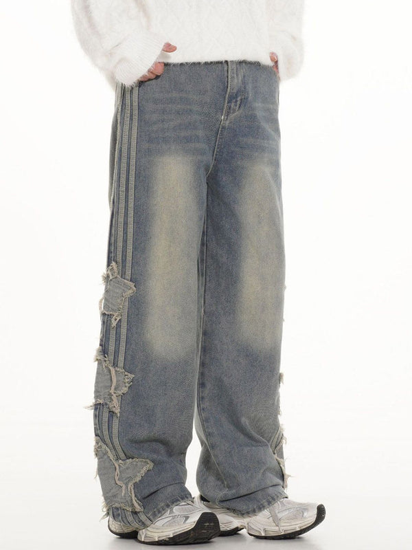 Men Heavy Fade Relaxed Fit Jeans
