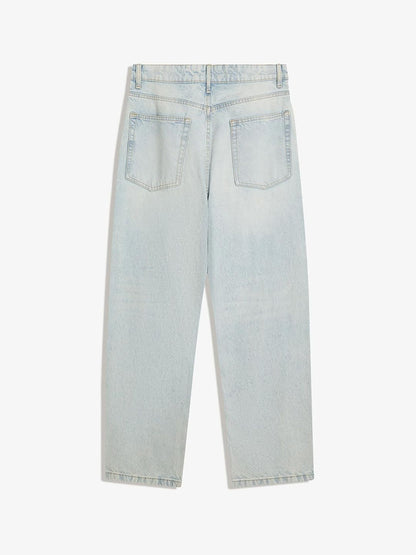 Pure Cotton Baggy Jeans